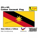 60cm X 120cm Cotton Sarawak Flag